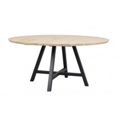 RO Carradale Dining Table A Whitewash/Black